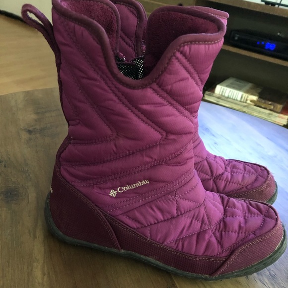 Columbia Girls Snow ⛄️ Boots size 3Y - Picture 1 of 7